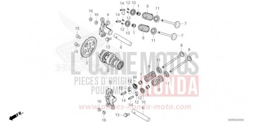 ARBRE A CAMES/SOUPAPE SH125ADT de 2026